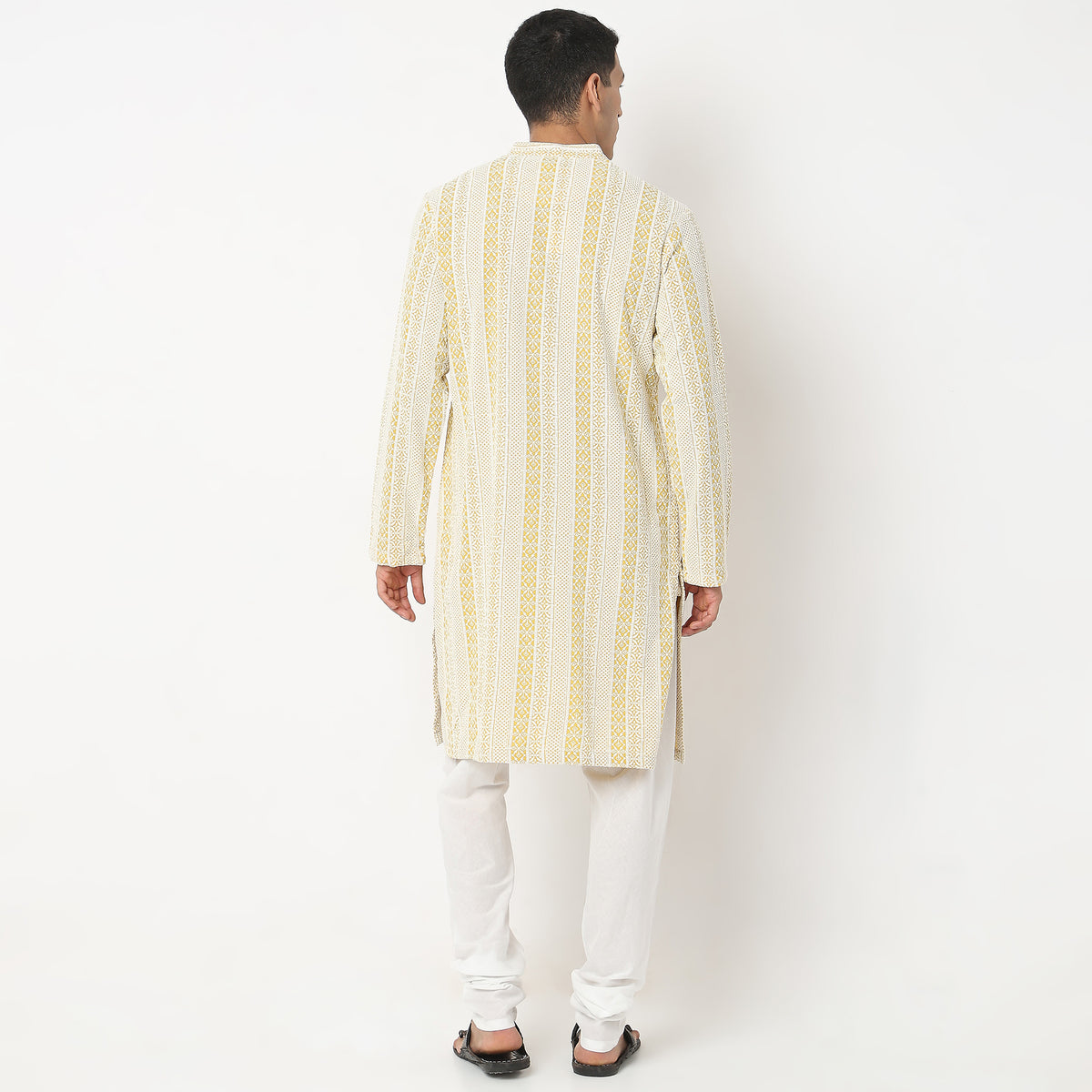 Regular Fit Embroidered Kurta Sets