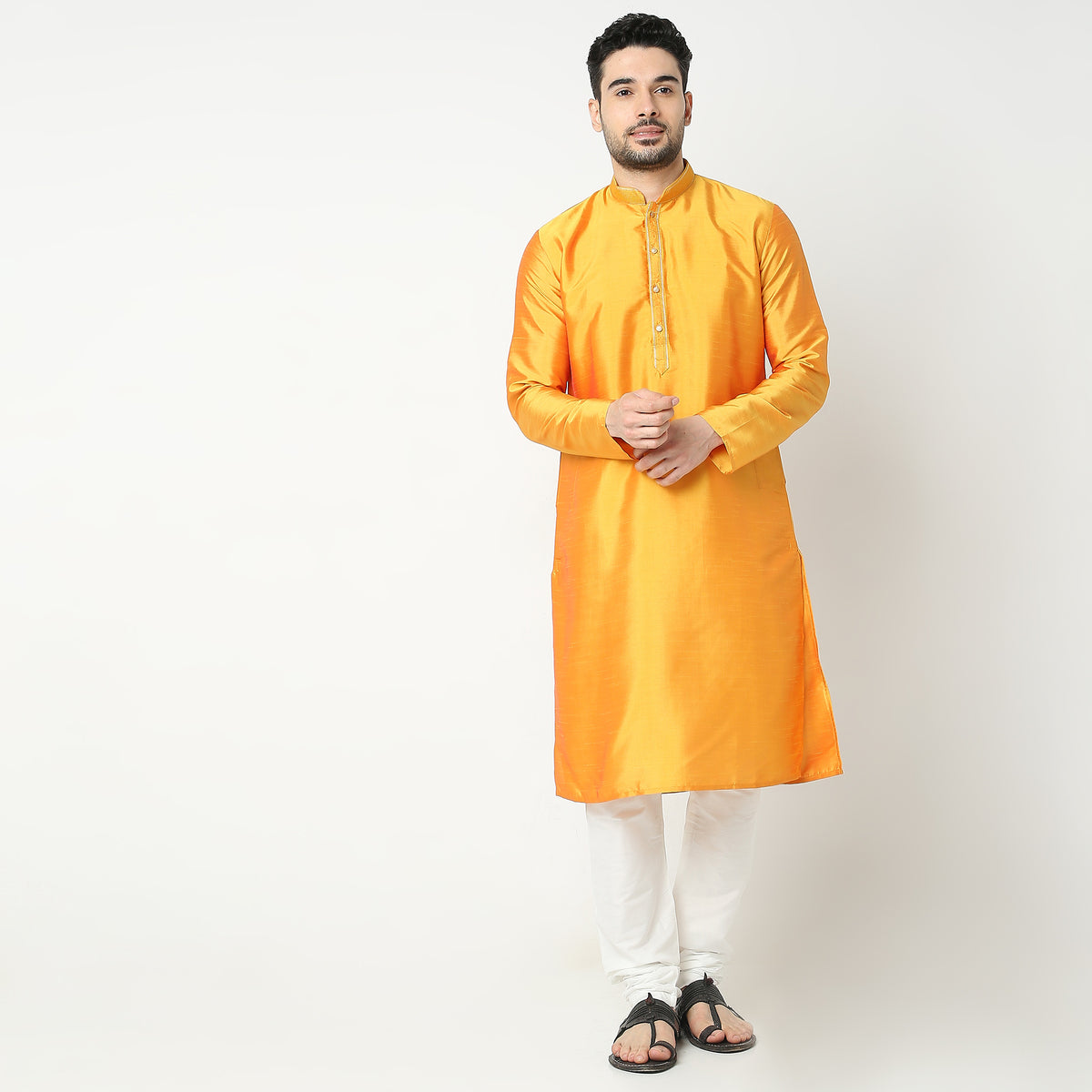 Regular Fit Solid Kurta Sets