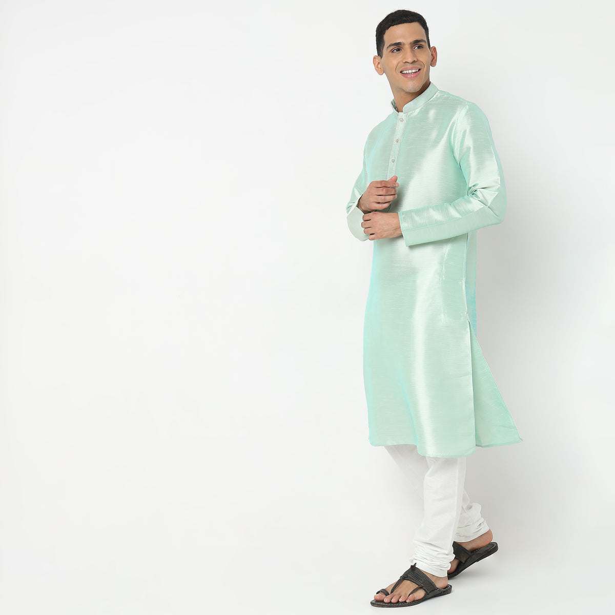 Regular Fit Solid Kurta Sets