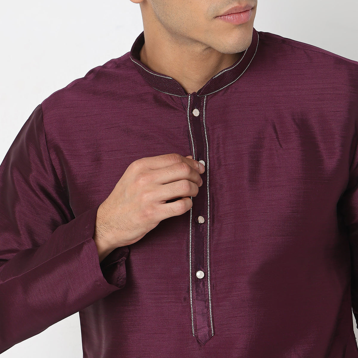 Regular Fit Solid Kurta Sets