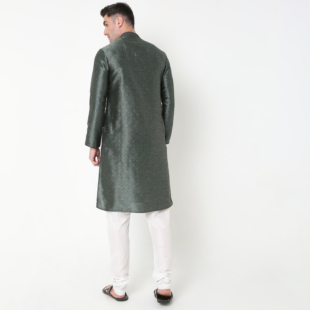 Regular Fit Jacquard Kurta Sets