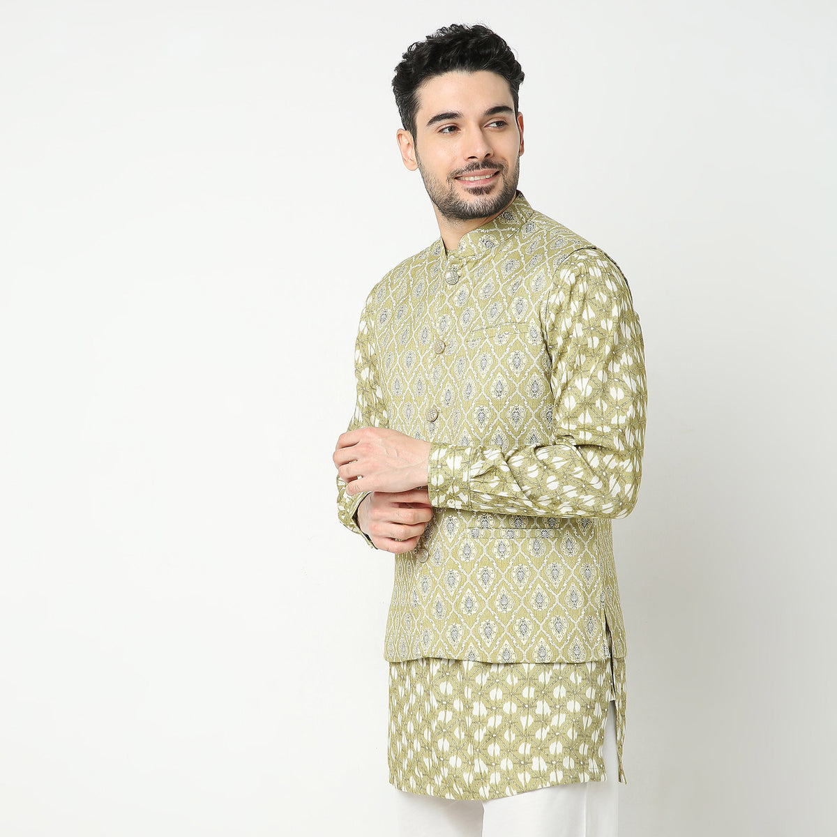 Regular Fit Printed Kurta Sets