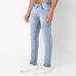 Skinny Comfort Solid Mid Rise Jeans