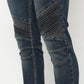 Slim Fit Solid Mid Rise Jeans