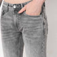 Slim Fit Solid Mid Rise Jeans