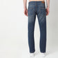 Straight Fit Solid Mid Rise Jeans