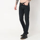 Slim Fit Solid Mid Rise Jeans