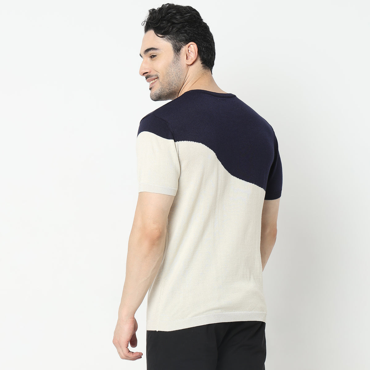 Regular Fit Solid T-Shirt