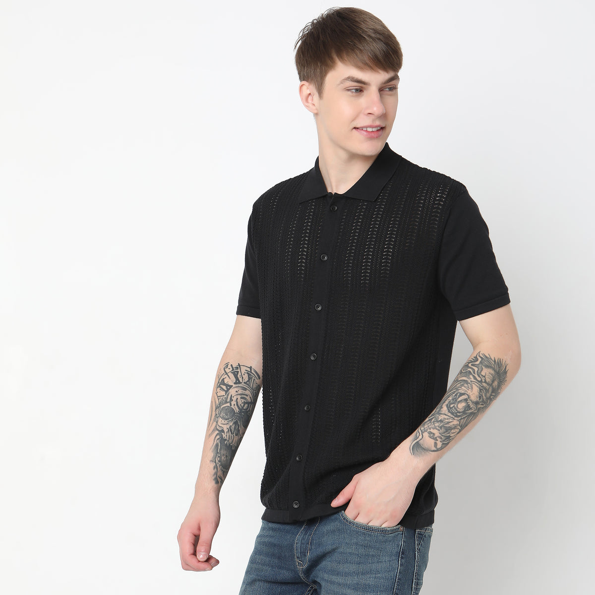 Regular Fit Structured T-Shirt