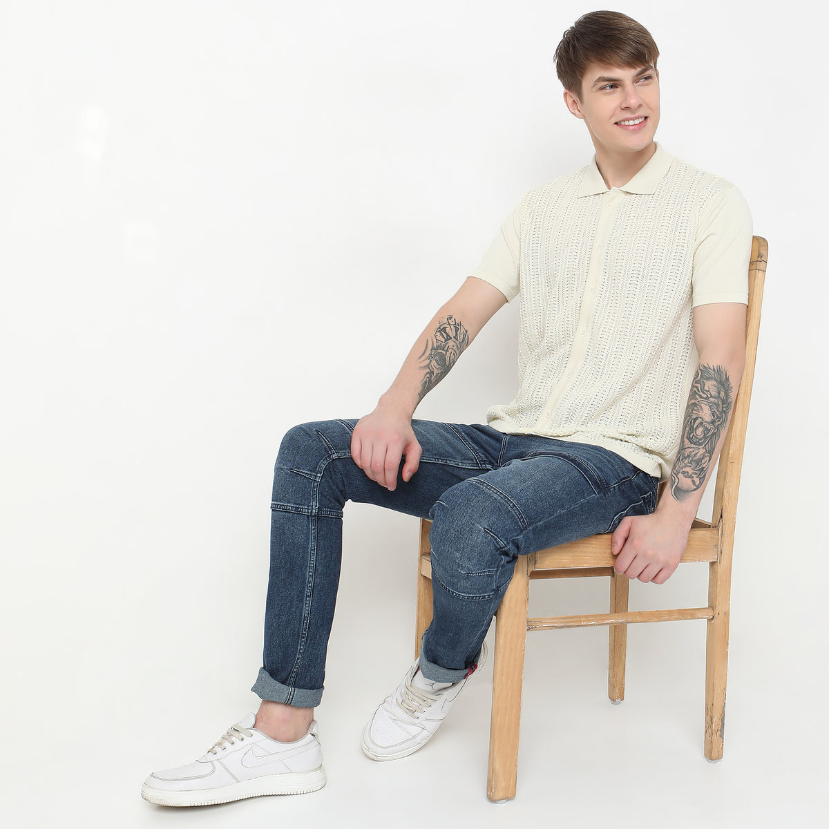 Regular Fit Structured T-Shirt