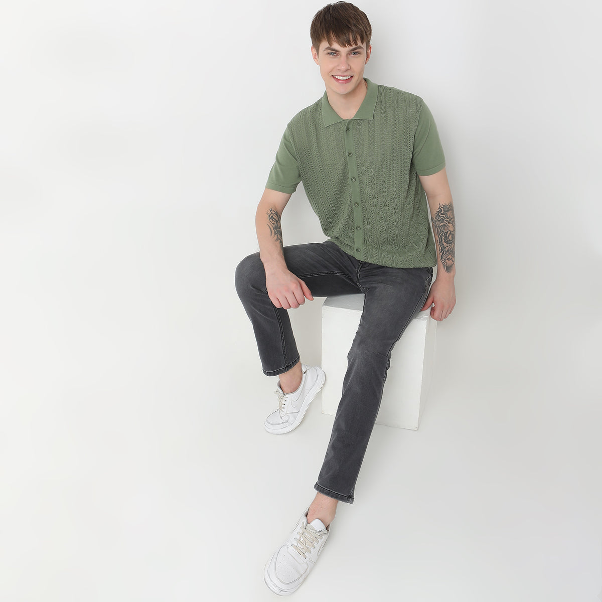 Regular Fit Structured T-Shirt