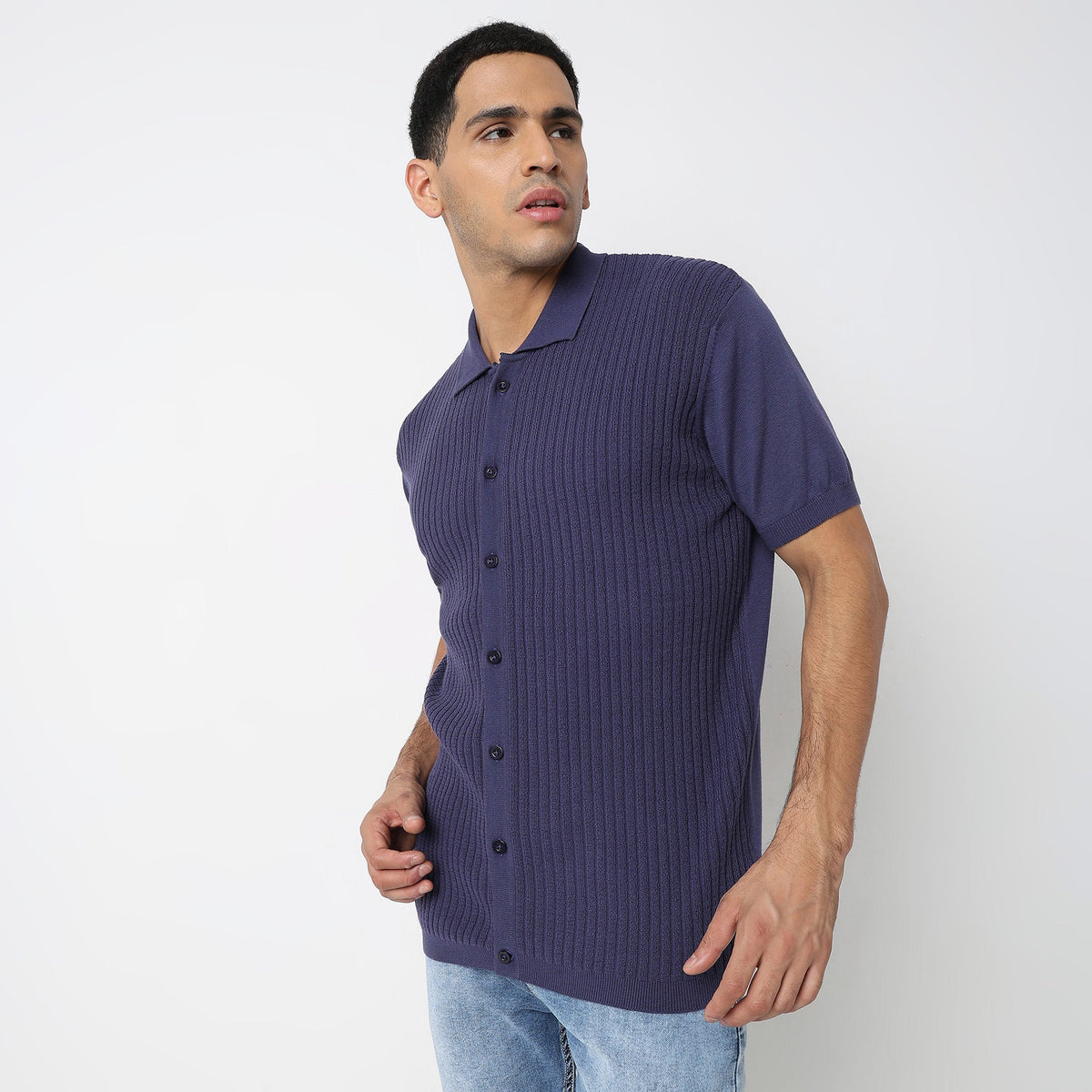 Regular Fit Structured T-Shirt