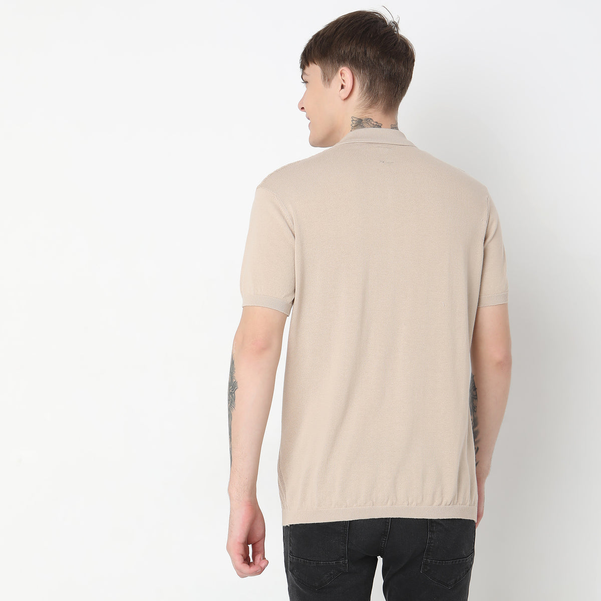 Regular Fit Structured T-Shirt