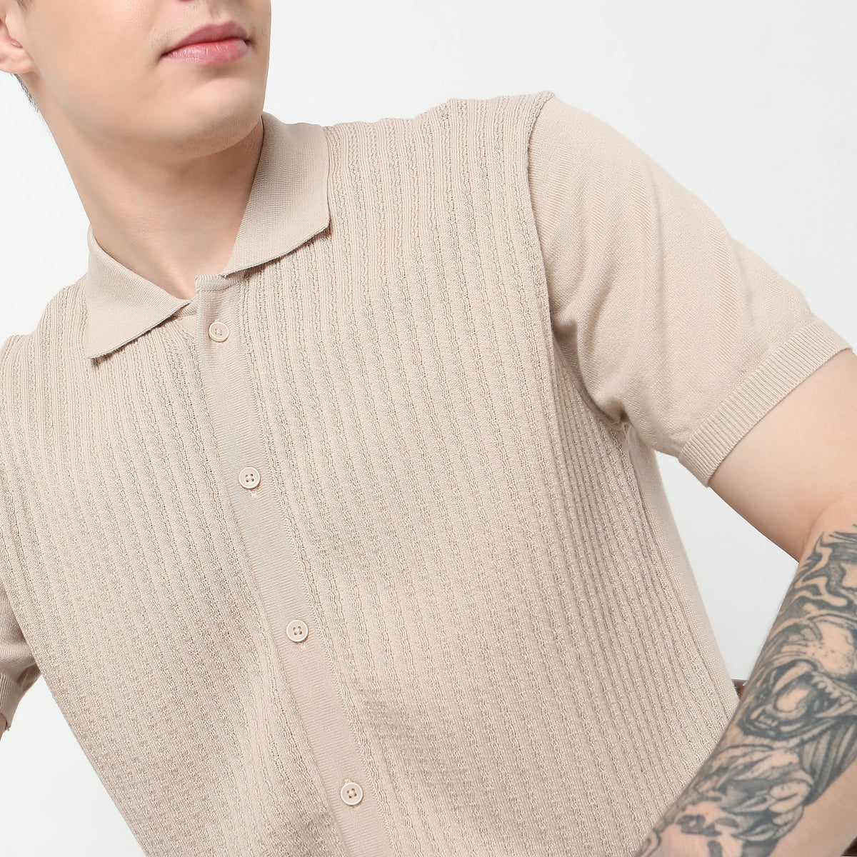 Regular Fit Structured T-Shirt