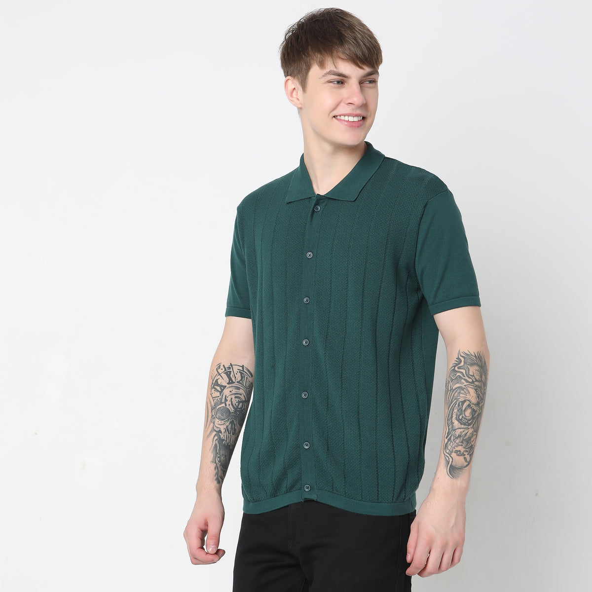 Regular Fit Structured T-Shirt