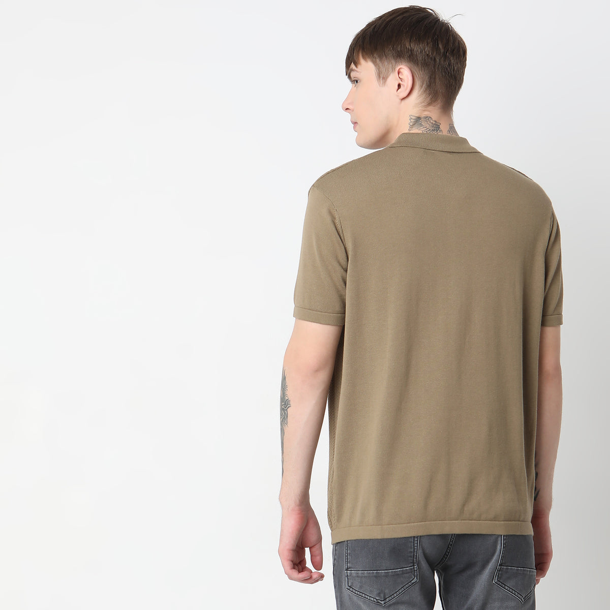 Regular Fit Structured T-Shirt