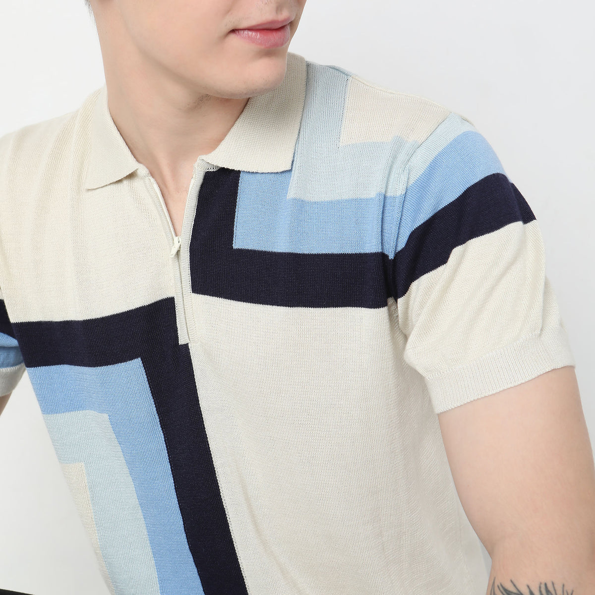 Regular Fit Geometric T-Shirt