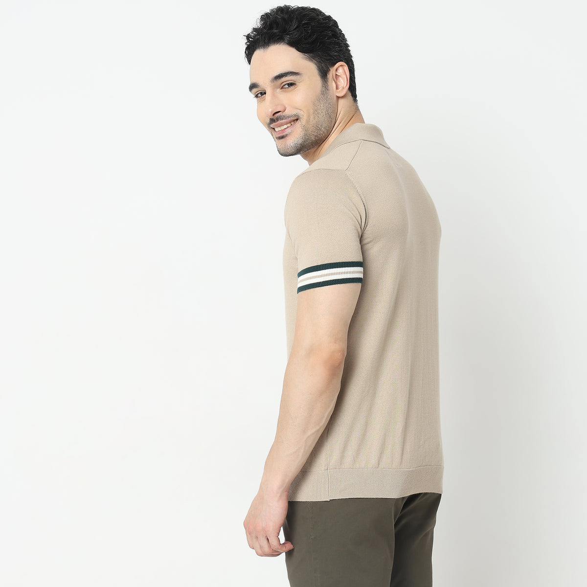 Regular Fit Solid T-Shirt