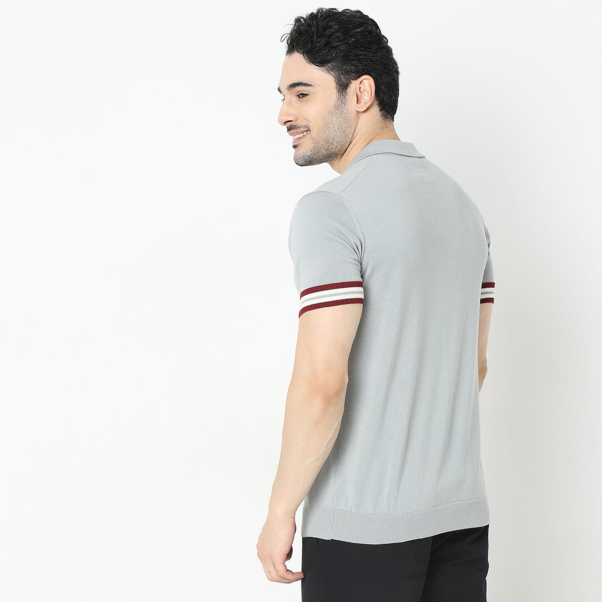 Regular Fit Solid T-Shirt