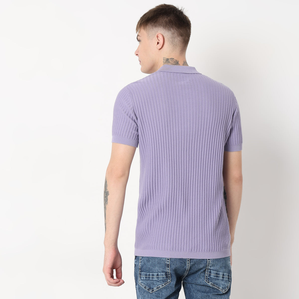 Regular Fit Structured T-Shirt