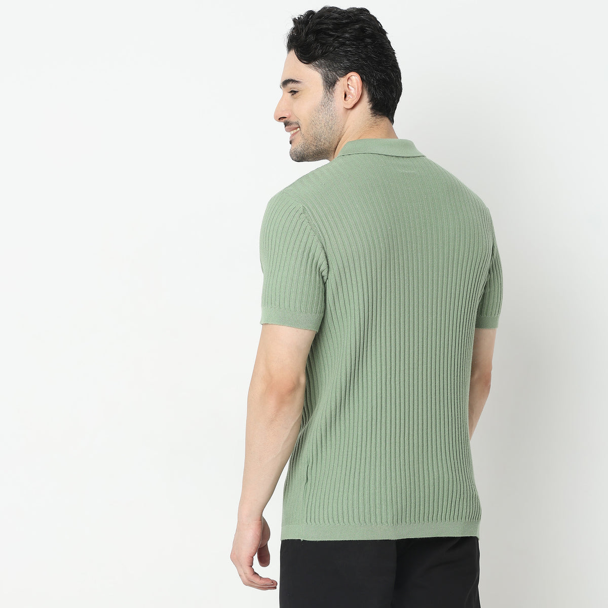 Regular Fit Structured T-Shirt