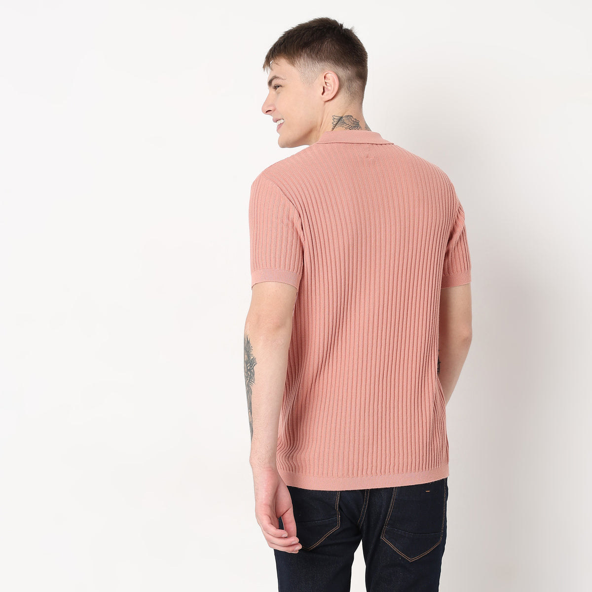 Regular Fit Structured T-Shirt