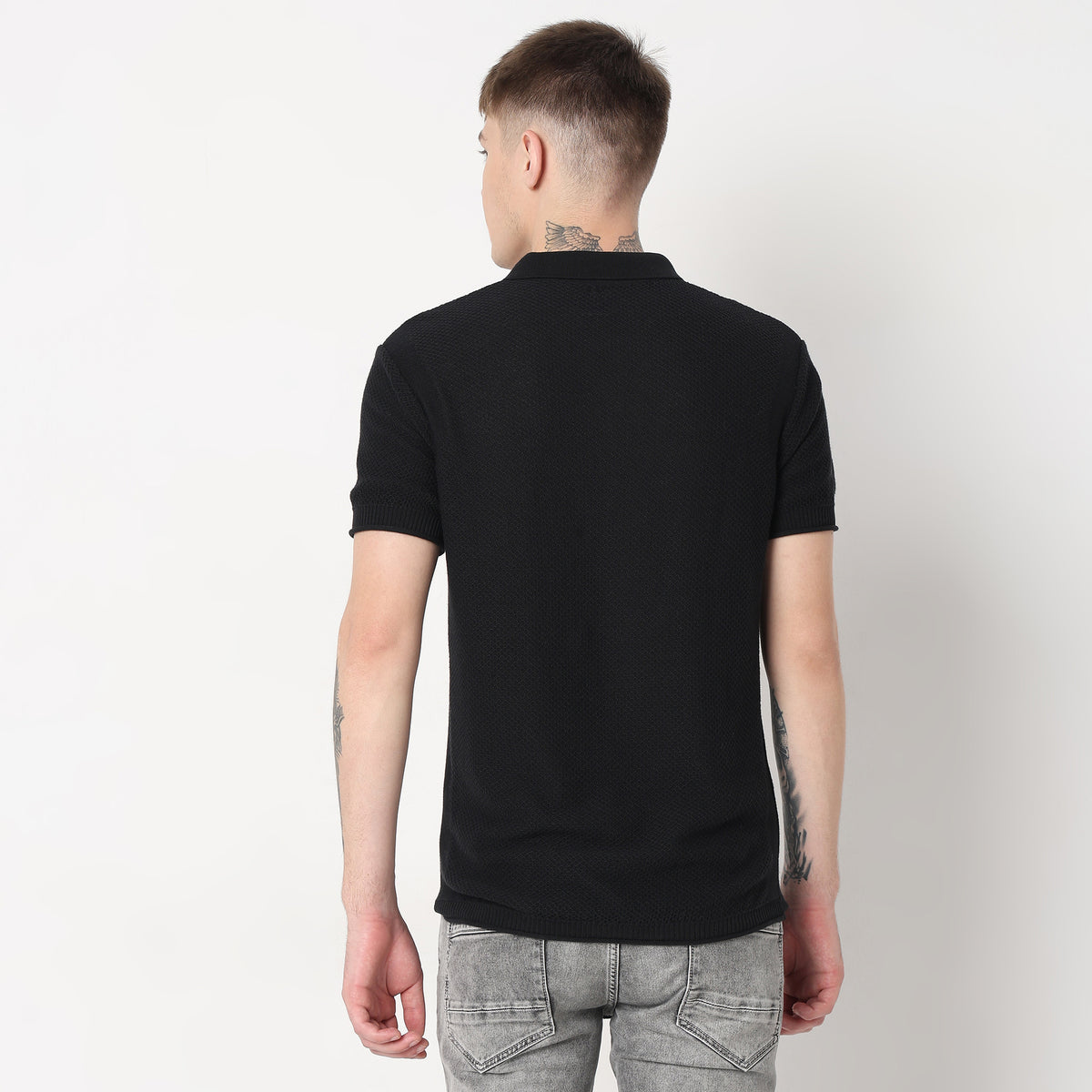 Regular Fit Structured T-Shirt