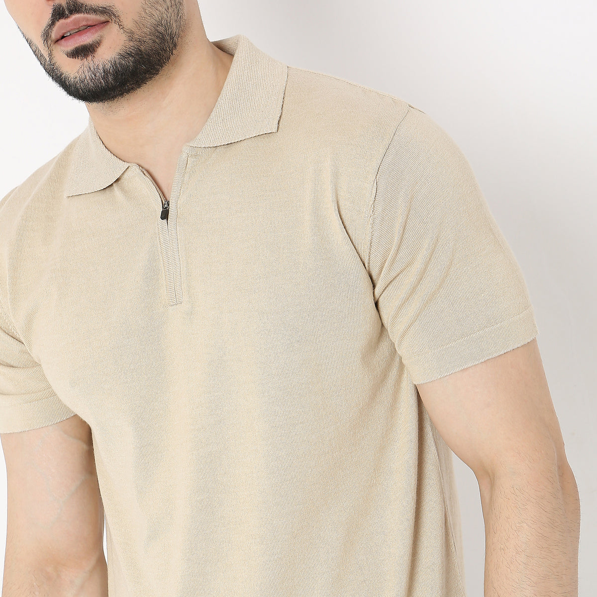 Regular Fit Solid T-Shirt