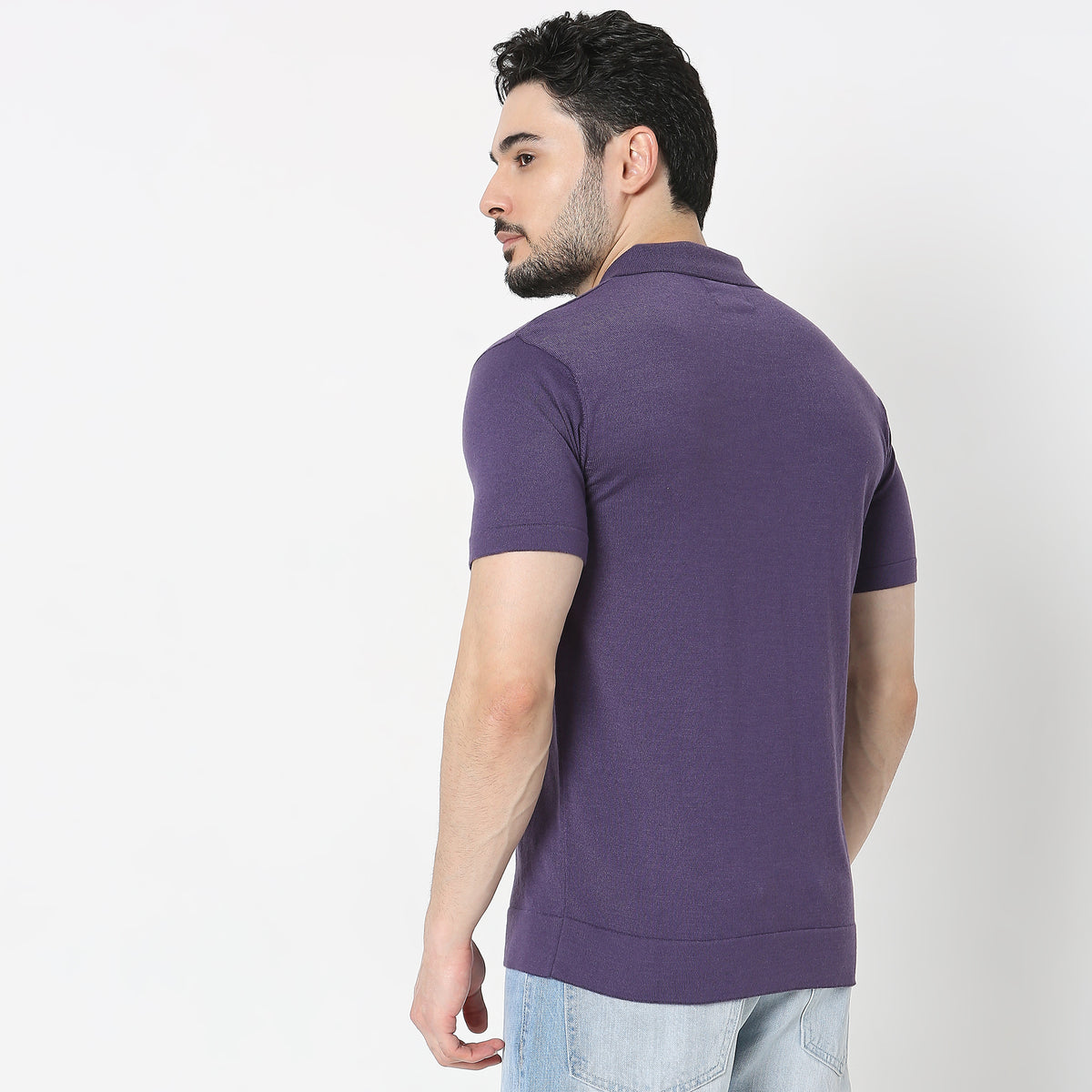 Regular Fit Solid T-Shirt