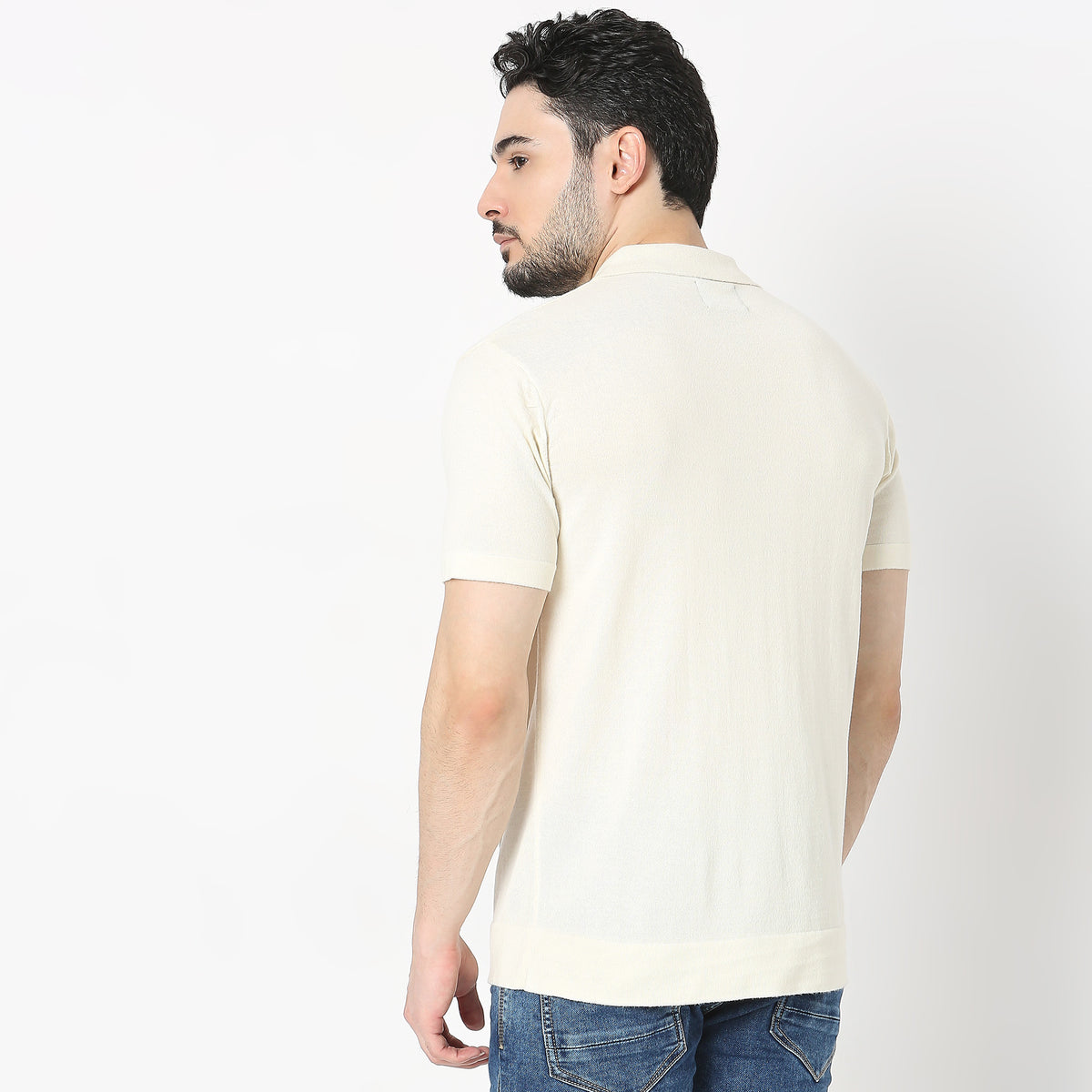 Regular Fit Solid T-Shirt