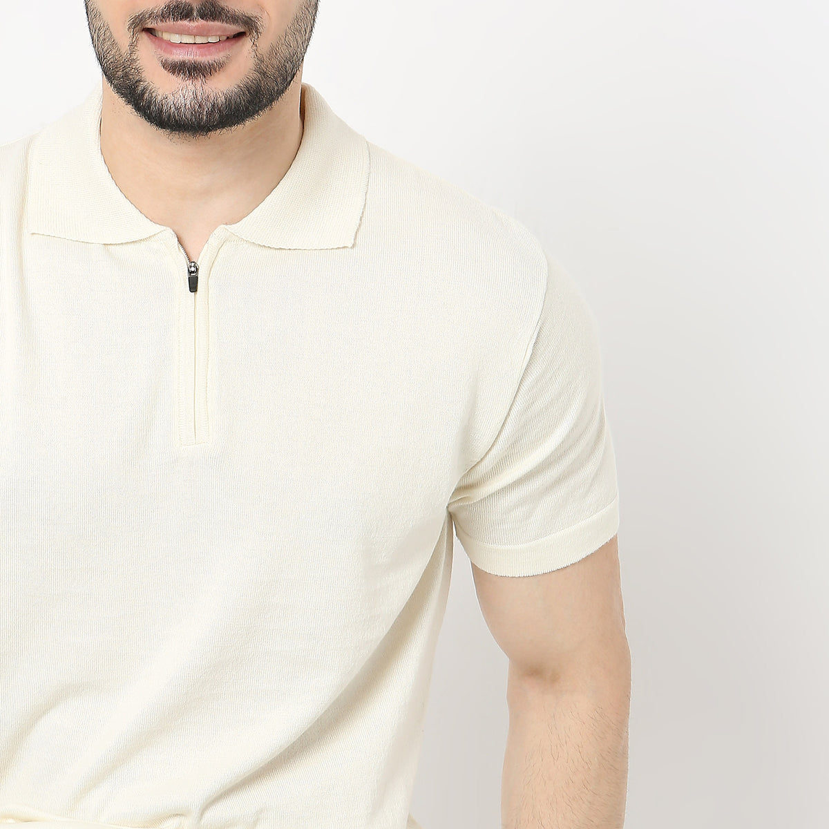 Regular Fit Solid T-Shirt