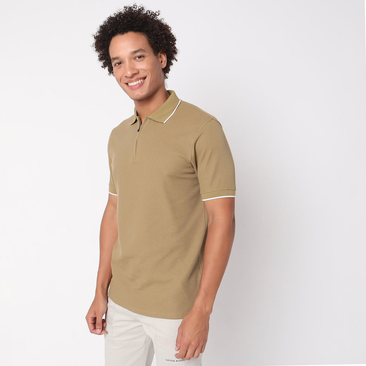 Regular Fit Structured Polo T-Shirt