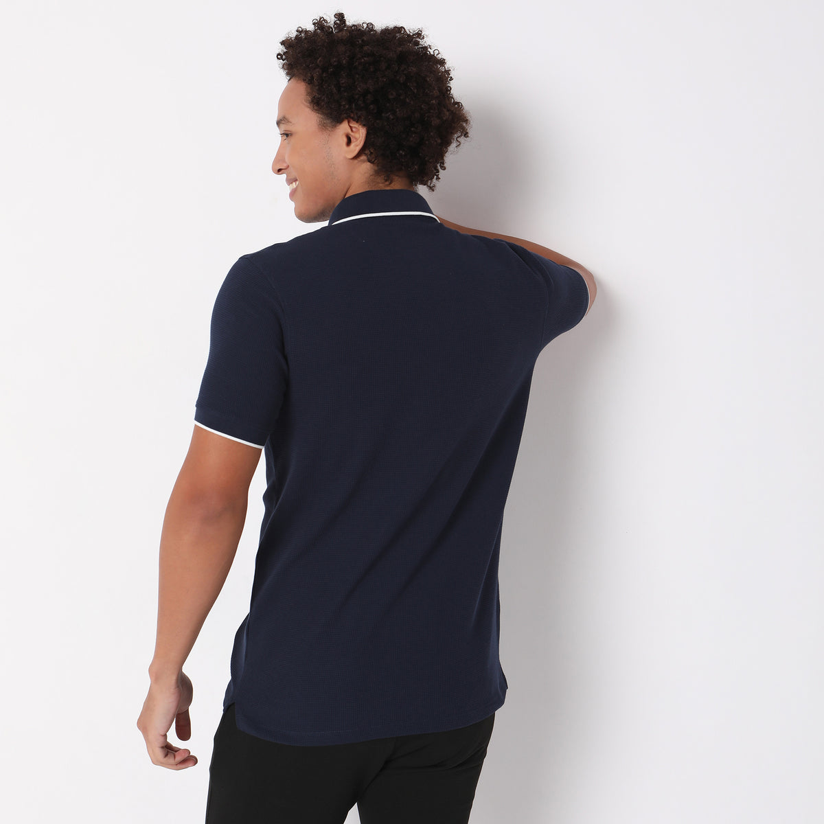 Regular Fit Structured Polo T-Shirt