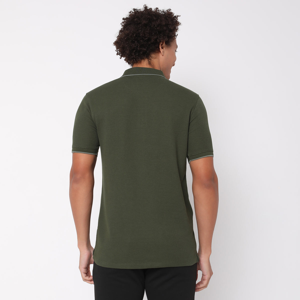 Regular Fit Structured Polo T-Shirt