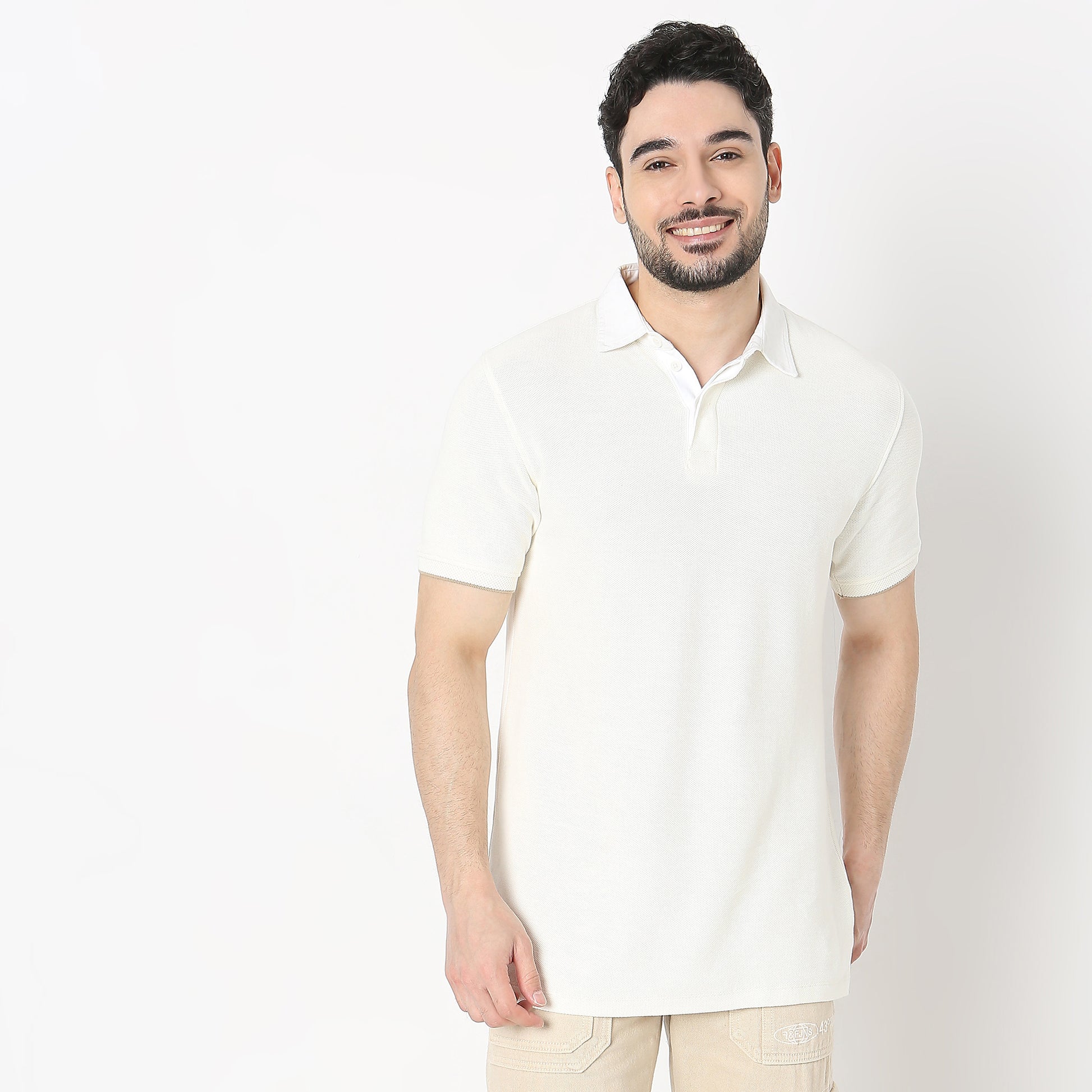 Regular Fit Structured T-Shirt