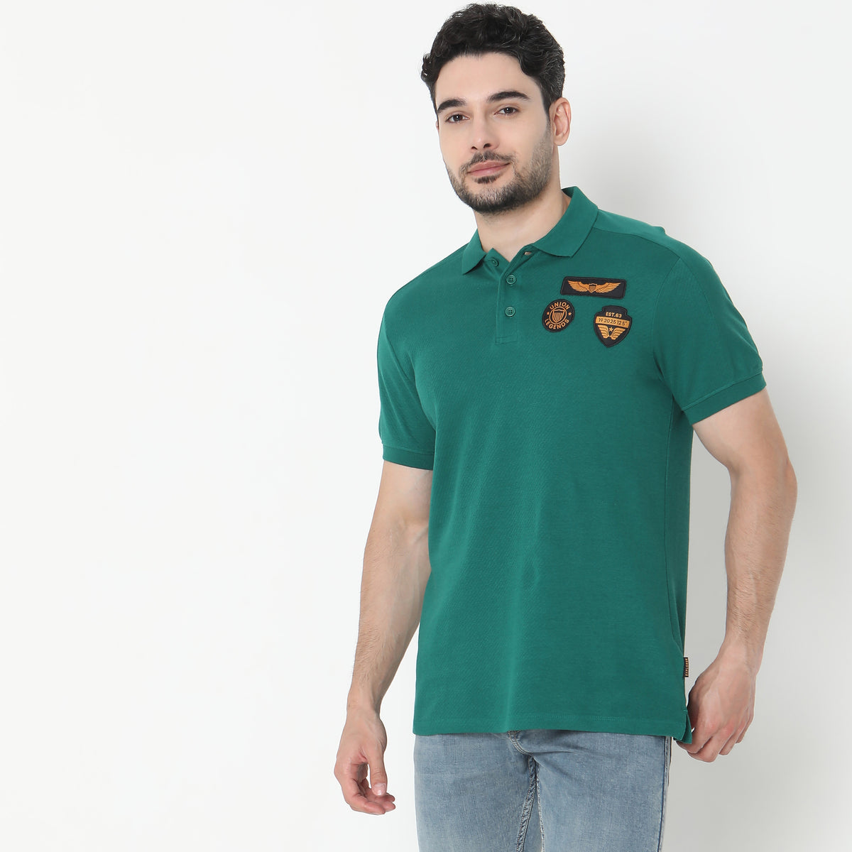 Regular Fit Solid T-Shirt