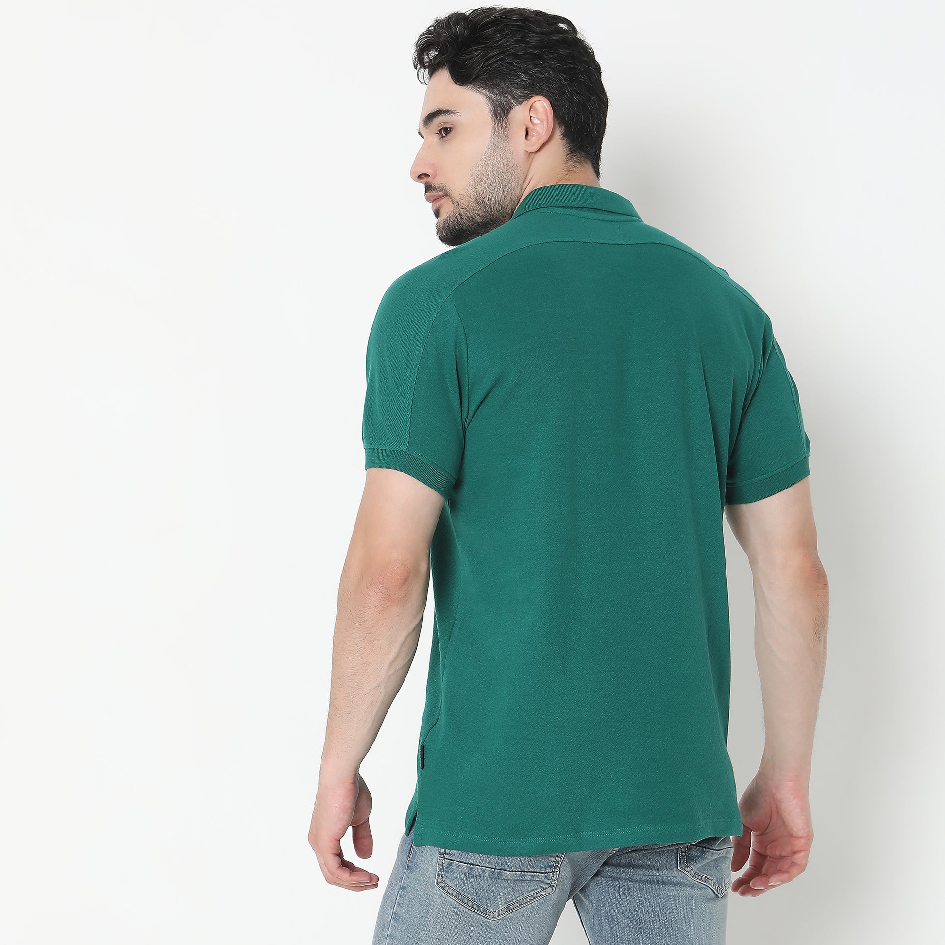 Regular Fit Solid T-Shirt