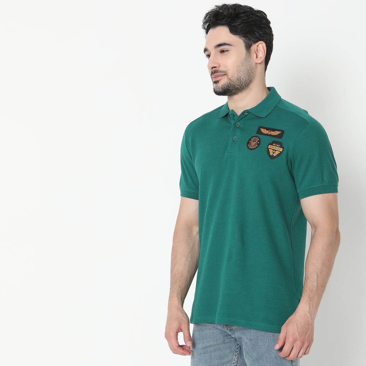 Regular Fit Solid T-Shirt