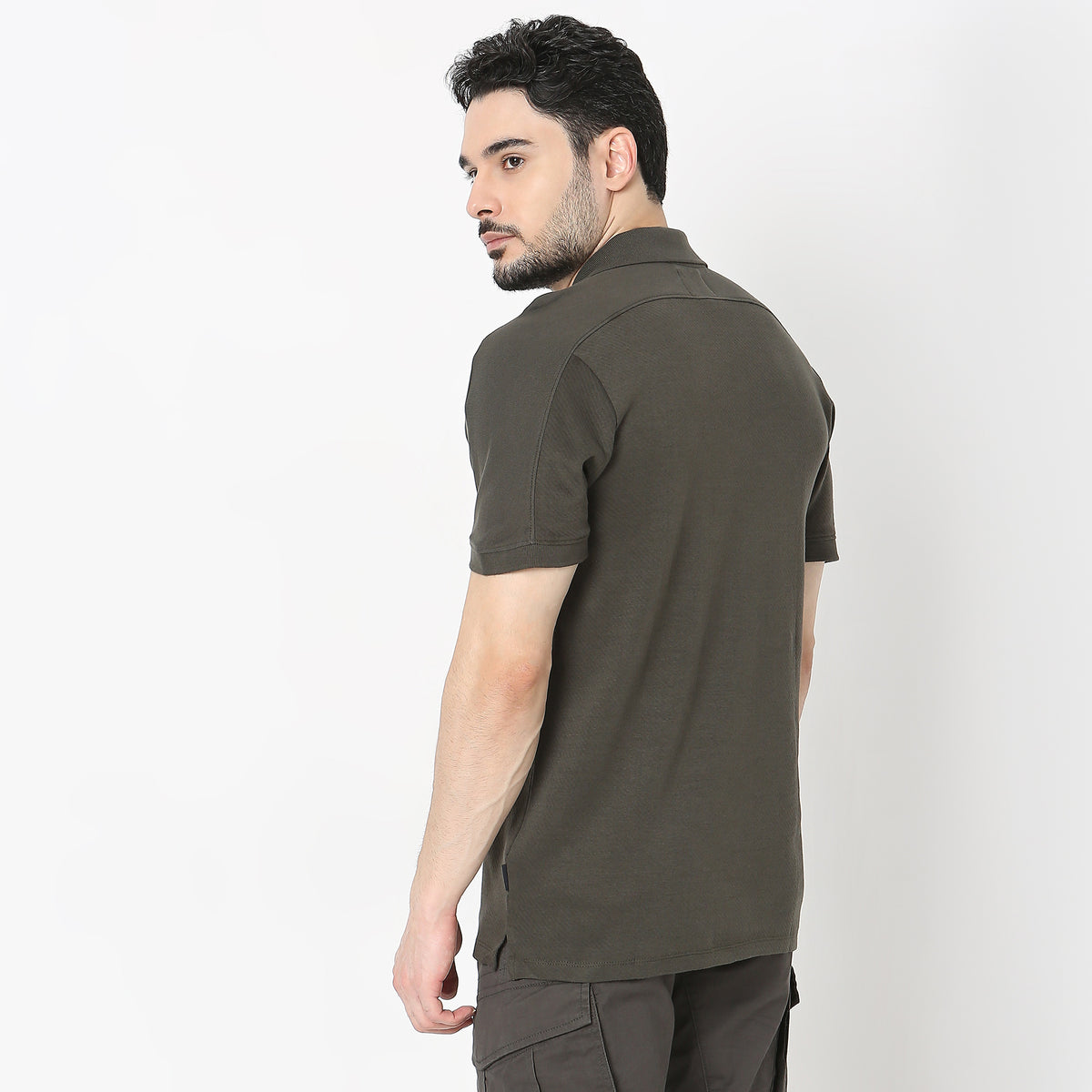 Regular Fit Solid T-Shirt