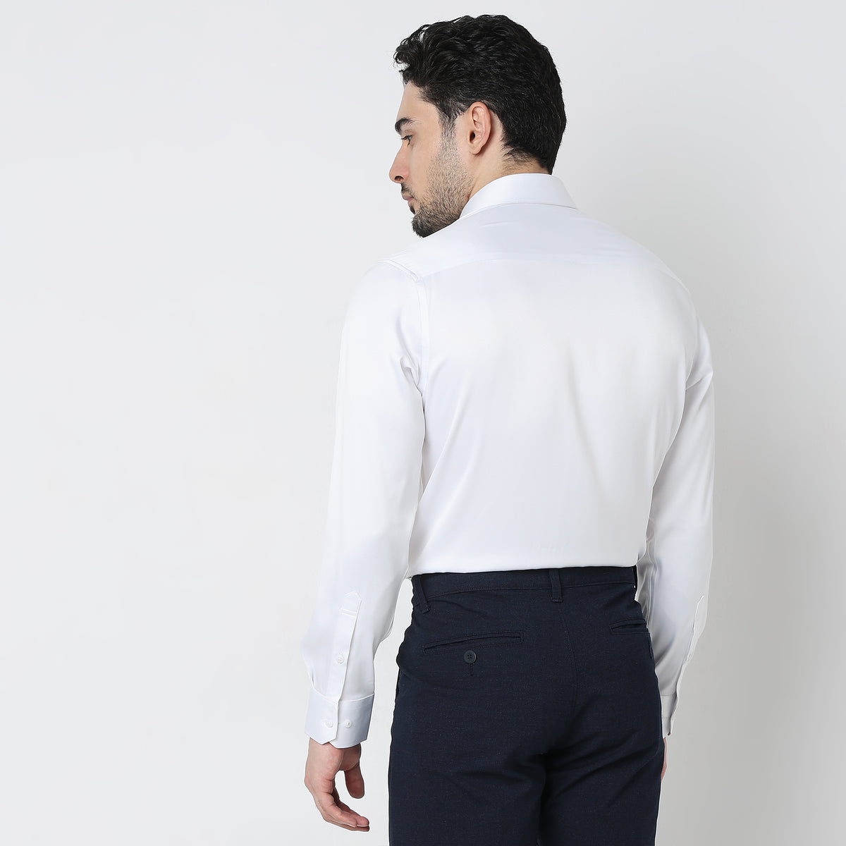 Slim Fit Solid Shirt