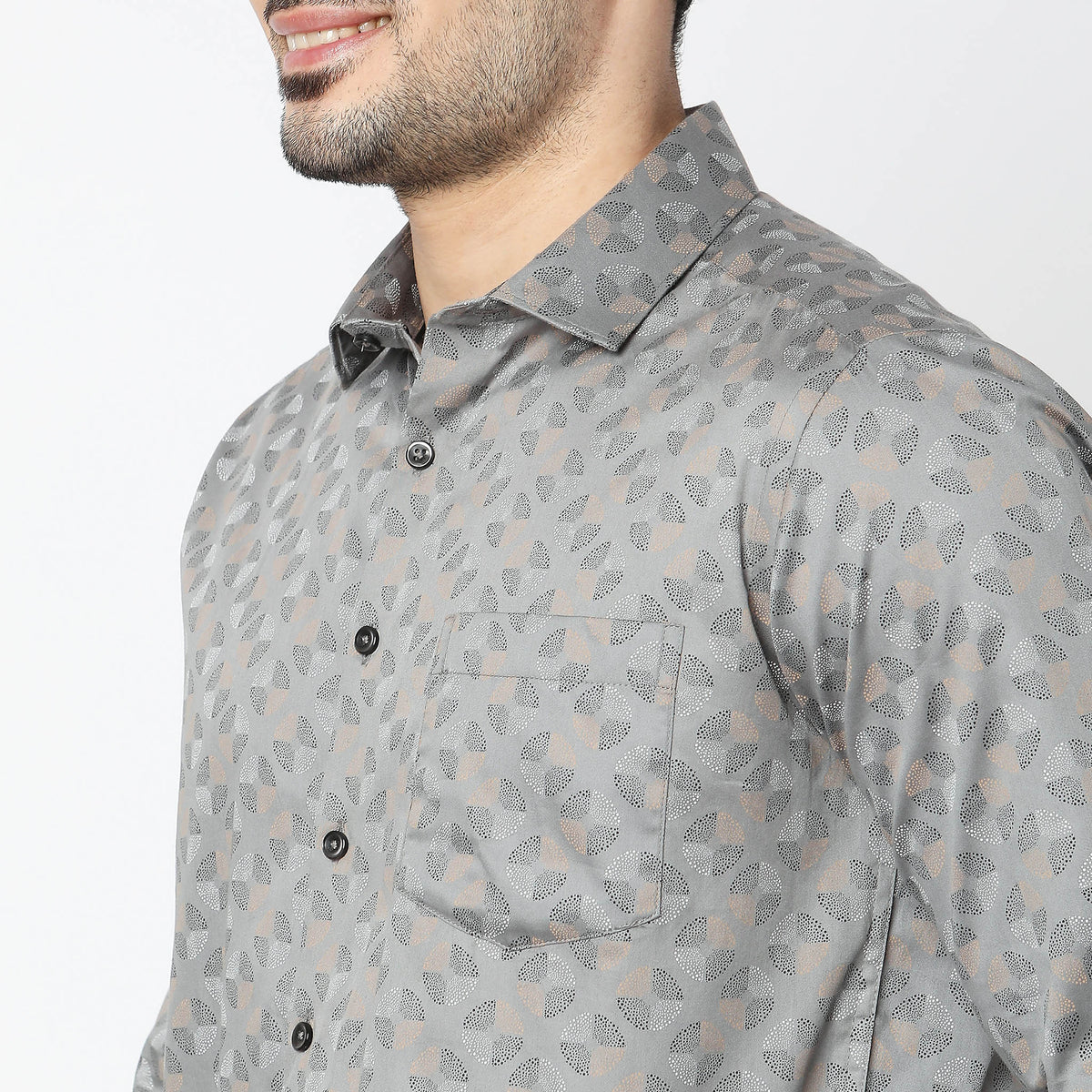 Slim Fit Printed Shirt