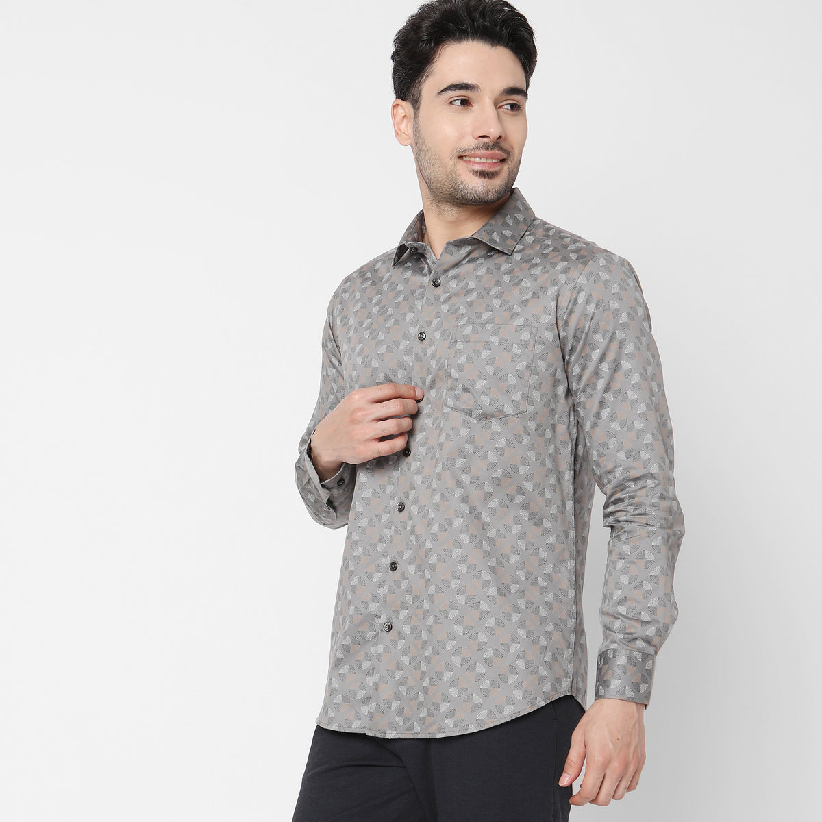 Slim Fit Printed Shirt