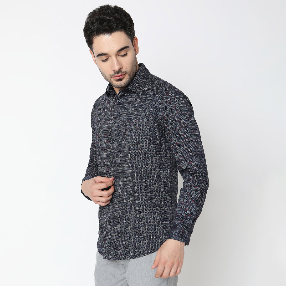 Slim Fit Printed Shirt