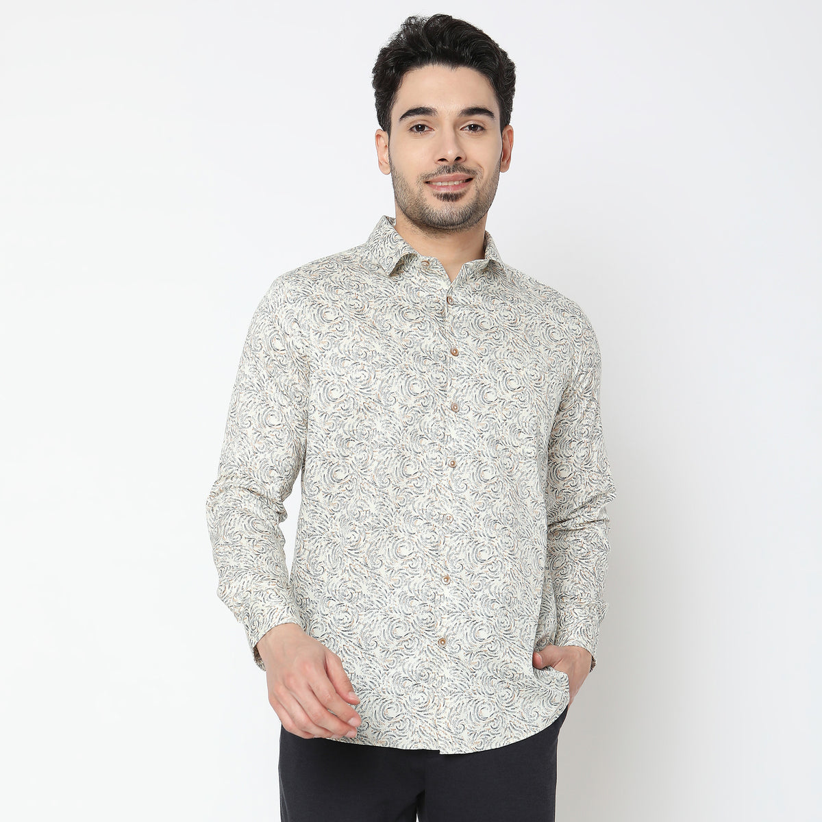 Slim Fit Printed Shirt