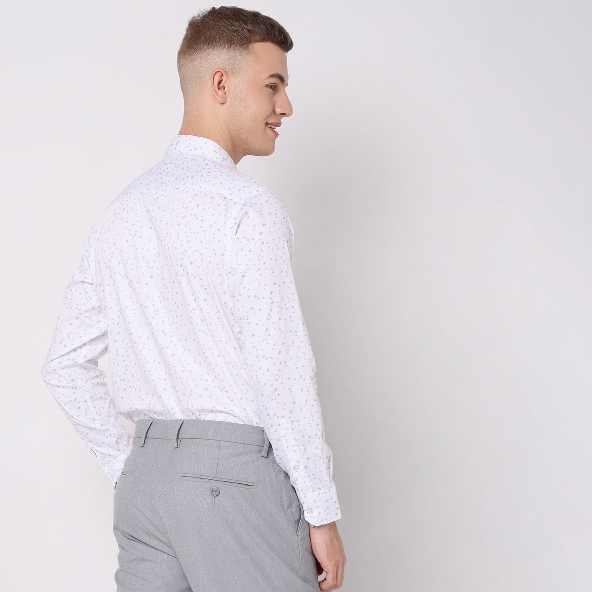 Slim Fit Solid Shirt