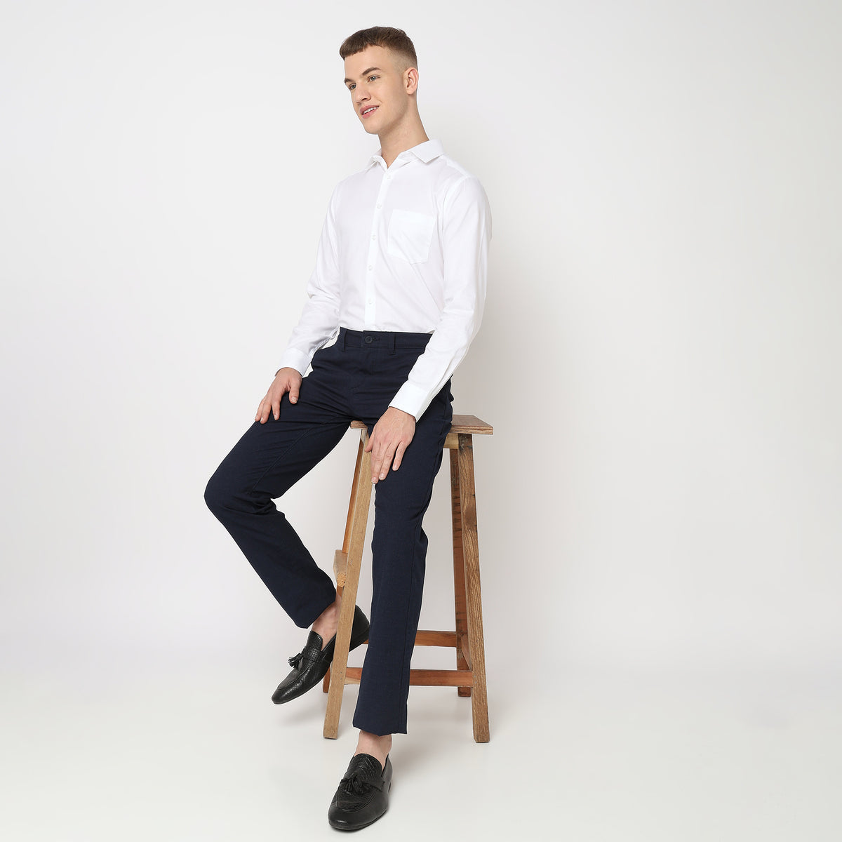 Slim Fit Solid Shirt