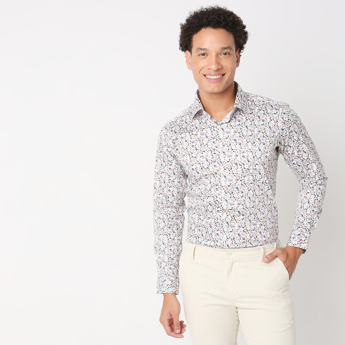 Slim Fit Printed Shirt