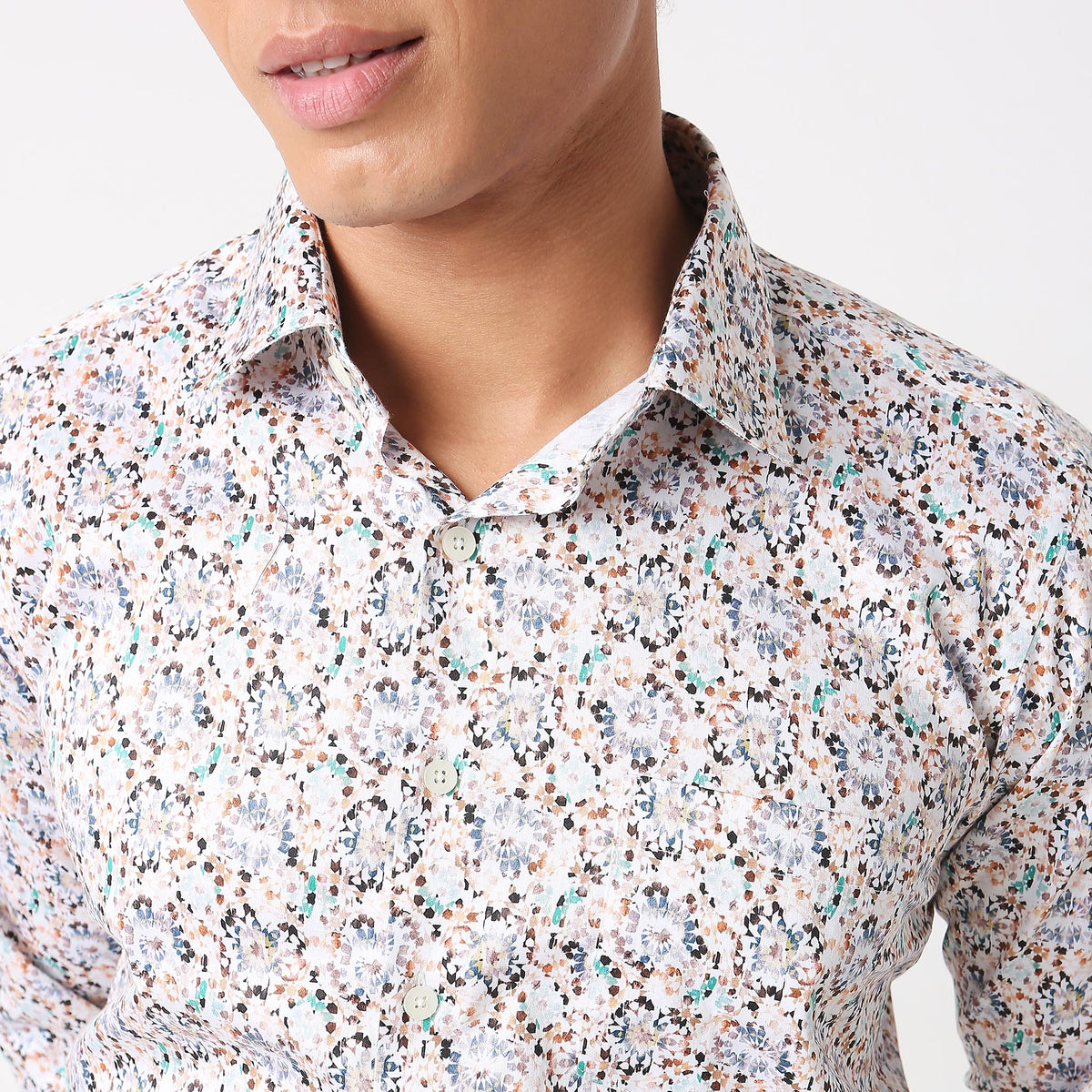 Slim Fit Printed Shirt