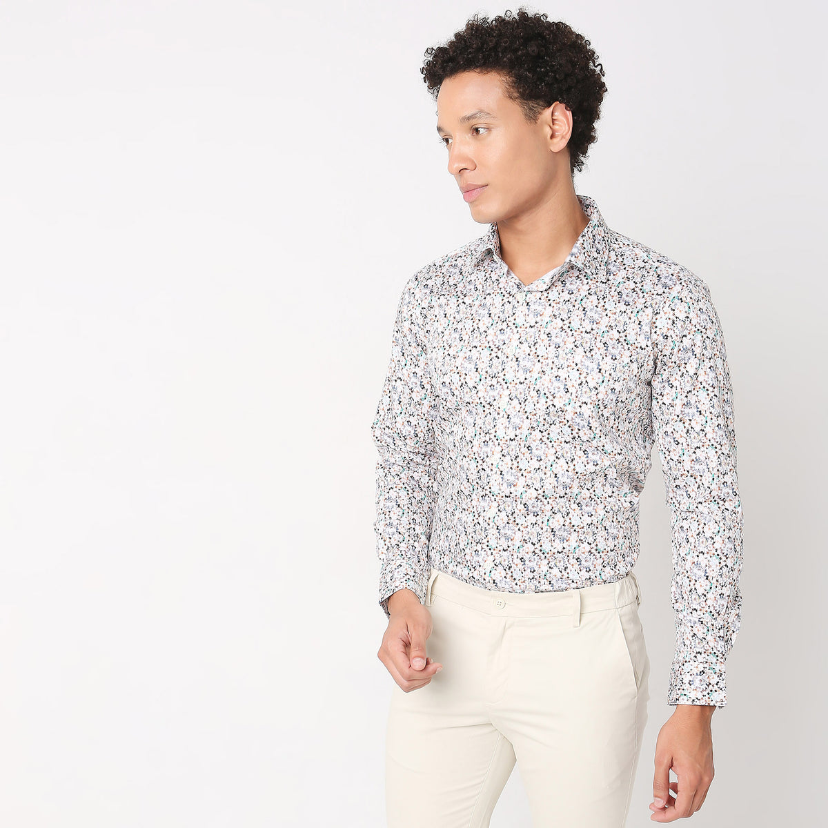 Slim Fit Printed Shirt