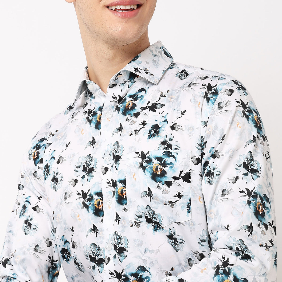 Slim Fit Printed Shirt